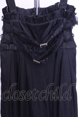 画像2: Rojita / Wベルトサス付パンツ  クロ O-25-12-18-2033-LO-PA-IG-OS