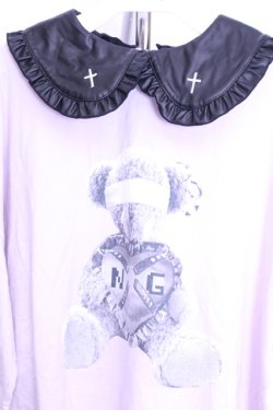 画像2: Jamieエーエヌケー / ピアスベアロンTe  ラベンダー×クロ O-25-12-18-2034-LO-TO-IG-OS