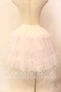 画像3: AND ROMEO / パニエ ボリューム Aライン P2  ホワイト O-25-12-18-001-LO-SK-IG-OS