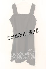 Ank Rouge / ベルト付きジャンパースカート  クロ O-25-12-18-013-CA-OP-IG-OS