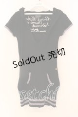 HEAVEN and Earth / マシュマロフードワンピース  ブラック O-25-12-18-024-PU-OP-IG-OS