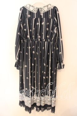 画像3: axes femme / red Labelロングワンピ  ネイビー O-25-12-18-030-AX-OP-IG-OS