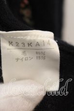 画像2: KANEKO ISAO / 花刺繍使いラメ入カーディガン  クロ O-25-12-19-032-EL-TO-OW-ZT558 (2)