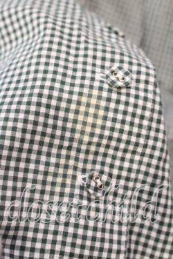 画像3: WONDERFUL WORLD / ギンガムシャツワンピース  グリーン O-25-12-19-048-LO-OP-OW-OS