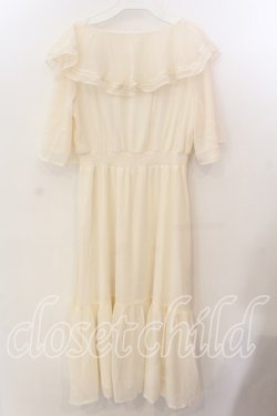 画像3: an another angelus / グラジオラス刺繍楊柳シフォンワンピース F アイボリー O-25-12-19-005-CA-OP-OW-OS