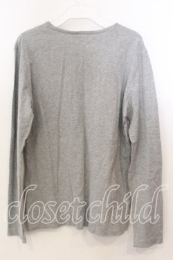 画像4: INGEBORG / チェックリボン使いカットソー M グレー O-25-12-19-054-LO-TO-OW-OS