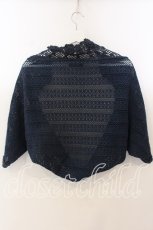 画像4: INGEBORG / モチーフ編みドルマンカーディガン  ブルー O-25-12-19-058-LO-TO-OW-ZT484 (4)