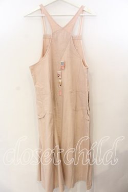 画像2: WONDERFUL WORLD / ワッペン使いサロペット  ピンク O-25-12-19-059-LO-OP-OW-OS