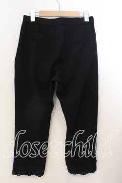 画像3: INGEBORG / 裾レース使いパンツ 11号 クロ O-25-12-19-061-LO-PA-OW-OS