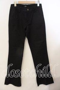 PINK HOUSE / レース使いパンツ L クロ O-25-12-19-062-LO-PA-OW-OS