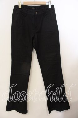 画像1: PINK HOUSE / レース使いパンツ L クロ O-25-12-19-062-LO-PA-OW-OS