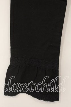 画像2: PINK HOUSE / レース使いパンツ L クロ O-25-12-19-062-LO-PA-OW-OS