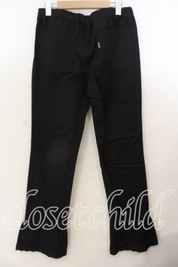 画像3: PINK HOUSE / レース使いパンツ L クロ O-25-12-19-062-LO-PA-OW-OS