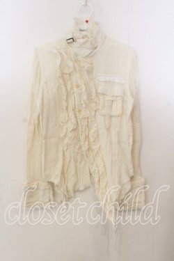 画像1: STIGMATA / ガーゼフリルネックベルトブラウス  アイボリー O-25-12-19-063-GO-TO-IG-OS