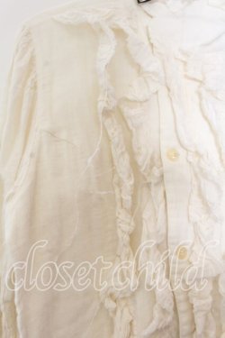画像2: STIGMATA / ガーゼフリルネックベルトブラウス  アイボリー O-25-12-19-063-GO-TO-IG-OS