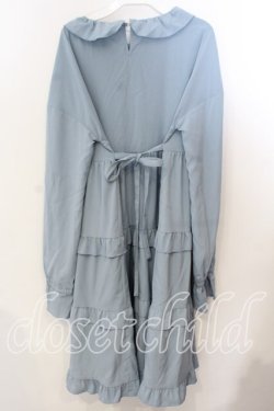 画像2: FLC / 皆方由衣さんコラボ/ティアードワンピース L サックス O-25-12-19-067-0-OP-OW-OS