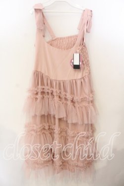 画像1: FLC / 皆方由衣コラボワンピース LL ピンク O-25-12-19-068-0-OP-OW-OS