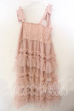 画像2: FLC / 皆方由衣コラボワンピース LL ピンク O-25-12-19-068-0-OP-OW-OS