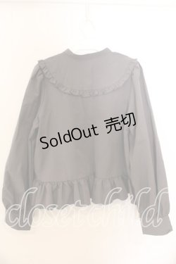 画像2: FLC / 皆方由衣コラボペプラムブラウス LL グレー O-25-12-19-071-0-BL-OW-OS