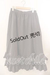 FLC / 皆方由衣コラボ/ティアードスカート LL グレー O-25-12-19-072-0-SK-OW-OS