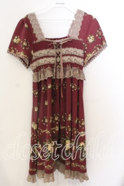 画像1: axes femme / ビジュー使いインナー M マゼンダ O-25-12-19-074-AX-TO-IG-OS