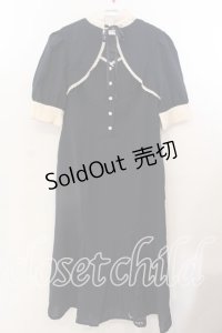 an another angelus / レース使いフロント開きマーメイドワンピース F ネイビー O-25-12-19-009-CA-OP-OW-OS