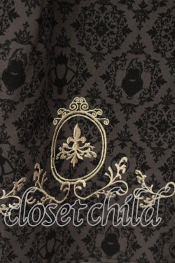 画像2: axes femme / Disneyダークオーナメント柄スカート M クロ O-25-12-19-012-AX-SK-OW-OS