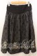 画像3: axes femme / Disneyダークオーナメント柄スカート M クロ O-25-12-19-012-AX-SK-OW-OS (3)