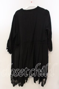 画像3: axes femme / フィッシュテールチュニック M クロ O-25-12-19-015-AX-OP-OW-OS