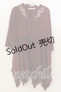 axes femme / フィッシュテールチュニック M ワイン O-25-12-19-016-AX-OP-OW-OS