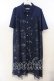 画像1: axes femme / 夏の星空チュールシャツワンピース F ネイビー O-25-12-19-002-AX-OP-OW-OS (1)