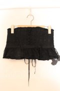 Sheglit / "Clarinette"レースコルセット M ブラック O-25-12-20-025-EL-ZA-OW-OS