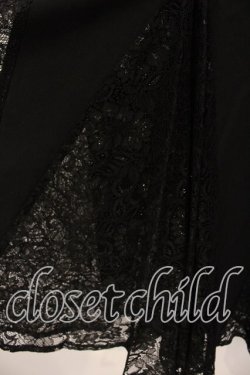 画像3: alice auaa / レース切替アイレットスカート 4 ブラック O-25-12-20-026-AA-SK-OW-OS