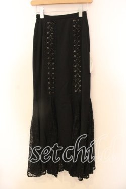 画像5: alice auaa / レース切替アイレットスカート 4 ブラック O-25-12-20-026-AA-SK-OW-OS