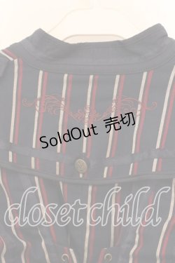 画像4: Ozz oneste / ストライプショートジャケット  ネイビー O-25-12-20-031-OO-JA-OW-OS