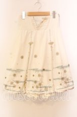 画像1: Ozz oneste / 和柄刺繍レイヤードスカート  アイボリー O-25-12-20-036-OO-SK-OW-OS (1)