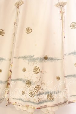 画像2: Ozz oneste / 和柄刺繍レイヤードスカート  アイボリー O-25-12-20-036-OO-SK-OW-OS