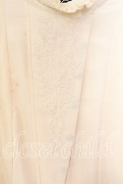 画像2: Ozz oneste / 裾フリル2wayロングブラウス  アイボリー O-25-12-20-039-OO-BL-OW-OS