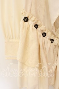 画像3: Ozz oneste / 裾フリル2wayロングブラウス  アイボリー O-25-12-20-039-OO-BL-OW-OS