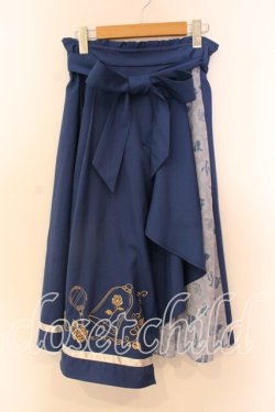 画像1: axes femme / 【美女と野獣】フリルスカート Ｍ ブルー O-25-12-20-041-AX-SK-IG-OS