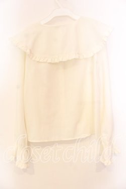 画像2: Amavel / ケープ風襟ブラウス  アイボリー O-25-12-20-045-CA-BL-IG-OS