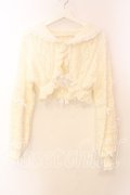 LIZ LISA / クロップド透かしセーラーカーディガン  シロ O-25-12-20-052-LO-TO-OW-OS