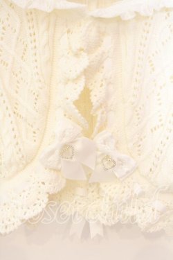 画像2: LIZ LISA / クロップド透かしセーラーカーディガン  シロ O-25-12-20-052-LO-TO-OW-OS