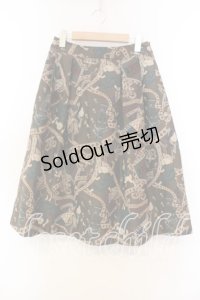 Jane Marple / タイニーアリスゴブランスカート  ブラウン O-25-12-20-056-JM-SK-IG-OS