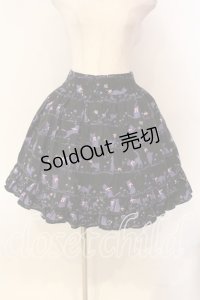 metamorphose / Melody cat フリルスカート  クロ×パープル O-25-12-20-008-ME-SK-OW-OS