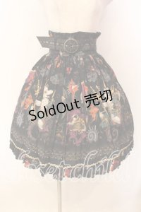 ALICE and the PIRATES / Poseidon Chris柄スカート  クロ O-25-12-20-017-PA-SK-OW-OS