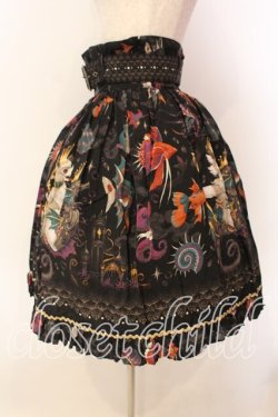 画像3: ALICE and the PIRATES / Poseidon Chris柄スカート  クロ O-25-12-20-017-PA-SK-OW-OS