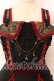 画像2: Ozz oneste / 朱雀刺繍 和チャイナジャンパースカート  ブラック×レッド O-25-12-20-020-OO-OP-OW-OS (2)