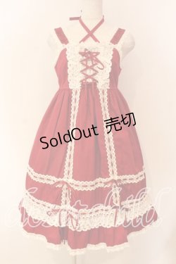 画像1: BABY,THE STARS SHINE BRIGHT / ベビードールジャンパースカート  えんじ O-25-12-22-003-BA-OP-OW-OS