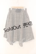 axes femme / チェックフレアスカート M ブラウン O-25-12-22-040-AX-SK-OW-OS